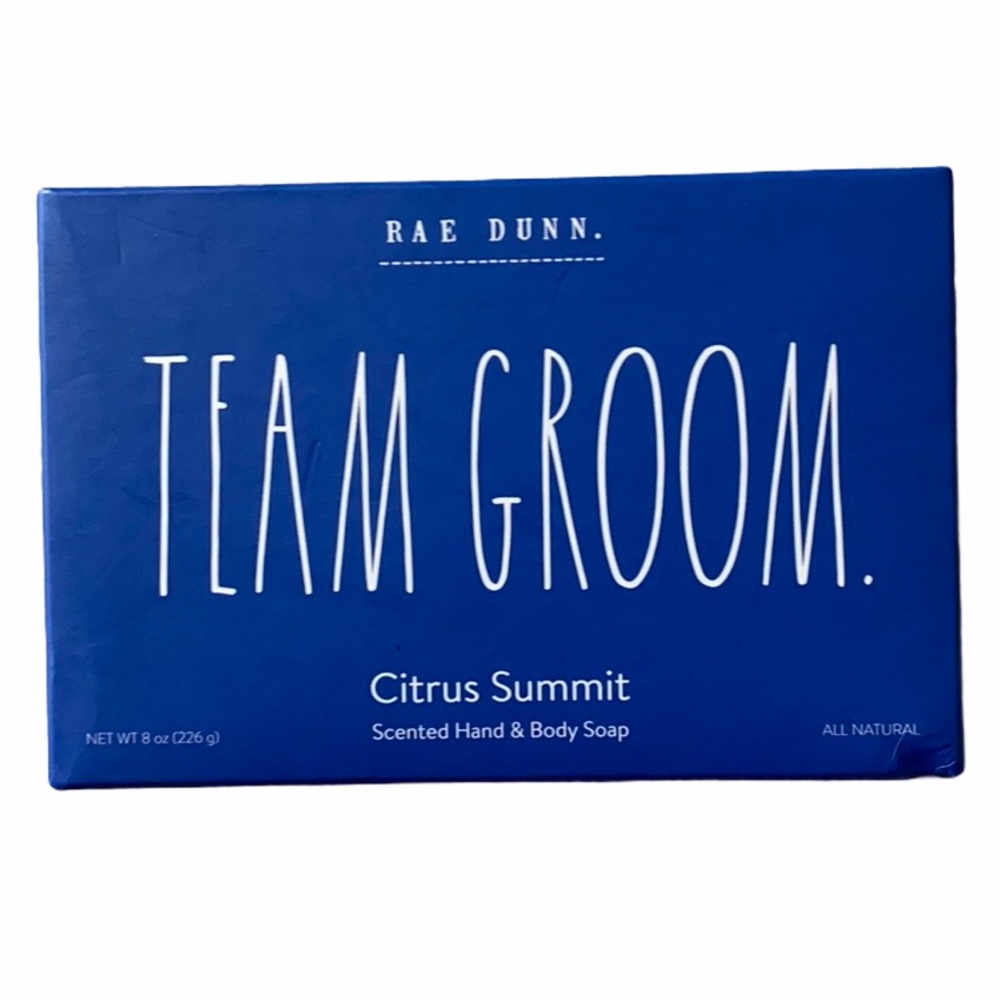2/$15 NEW Rae Dunn “team groom” soap